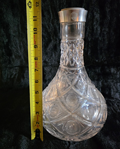 Starburst clear glass decanter - starburst,