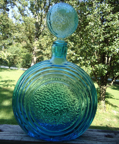 Empoli blenko glass decanter - empoli,